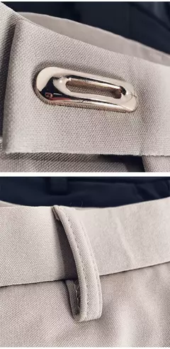 Imagem do Calça formal de negócios casual masculina, slim fit, cor sólida, terno de festa de casamento, escritório, verão