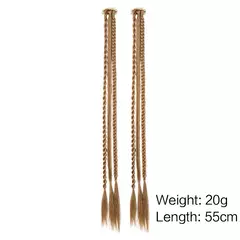 Peruca sintética tranças com clipe trança de boxe dreadlocks clipe na extensão do cabelo preto marrom sujo tranças boxer trança resistente ao calor - Wolf Magazine