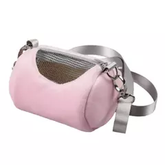 Saco de transporte de hamster gaiola para animais de estimação acessórios de corpo cruzado design de cilindro macio prático casa viagem portátil sacos de esquilo - Wolf Magazine