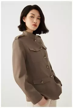 Jaqueta de lã australiana feminina, roupa luxuosa, casacos femininos, roupa de alta qualidade, K2540W, 50% - comprar online