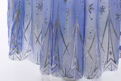 Crianças elsa traje menina aniversário malha vestido de princesa crianças cosplay neve rainha desempenho fantasia noite roupas de halloween - Wolf Magazine