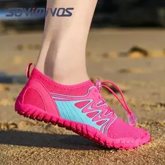 Imagem do Descalço calçados aquáticos para homens e mulheres, calçados esportivos para caminhadas, natação, praia, piscina, areia, caminhadas, cross training