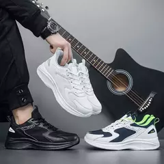 Imagem do Tênis leve casual masculino, tênis de corrida respirável, tênis antiderrapante para esportes, tênis confortável, Aldrin