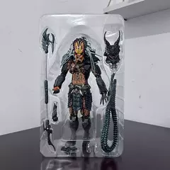 Neca figura mais velha predador clã líder guerreiro figura de ação chefe alienígena modelo colecionável brinquedos conjunta móvel presente de ano novo - comprar online