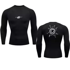 Camisa esportiva de compressão anime masculina, camiseta de ginástica secagem rápida, camiseta esportiva fitness, tops de elasticidade, camiseta masculina, verão, outono - Wolf Magazine