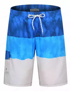 Imagem do Shorts listrados de praia masculino, moda praia, calções de prancheta, calção de ginástica, cuecas masculinas, maiô, moda praia infantil, moda menino