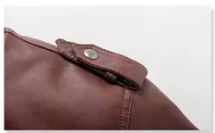 Nova moda masculina street wear jaquetas de couro da motocicleta chapéu destacável jaquetas de couro com capuz fino casacos de couro casuais 5xl - Wolf Magazine
