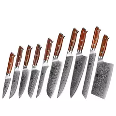 XINZUO-Damascus Steel Kitchen Knife, 67 Camadas, Chef Slicing Utility Paring Kni - loja online