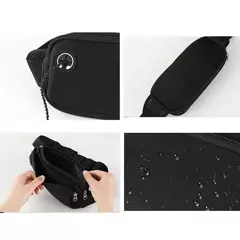 Sports Fanny Pack para mulheres e homens, Belt Bag, Running, Phone, Black, Gym, Acessórios - comprar online