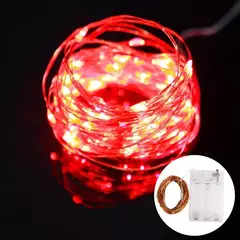 USB Bateria Operado LED String Light, Fio De Cobre, Guirlanda, Fada Iluminação Cordas, Natal, Festa De Casamento, Decoração Lâmpadas, 100-2m - loja online