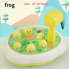Imagem do Cartoon Whac-A-Mole Montessori Baby Toy, Toddler Educational Birthday Gift, Tema Animal, Knocking Game for Boy, Parent Child Board Game