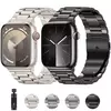 Bracelete de Aço Inoxidável para Apple Watch, Pulseira de Luxo, Série 6, 5, 4, 3, 2, SE, 44mm, 42mm, 40mm, 45mm, 41mm, ultra 2, 49mm