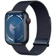 Correia para Apple Watch Band, Pulseira Milanese, Cinto de Metal, 45mm, 44mm, 42mm, Ultra 49mm, 38mm, 40mm, 41mm, iWatch Series 9, 8, 7, 6, 5, 3, SE - Wolf Magazine