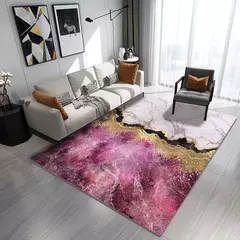 Tapete de mármore abstrato moderno para sala de estar, Tapetes de grande área, Tapete antiderrapante, Tapete de entrada do quarto, Decorações Home - loja online