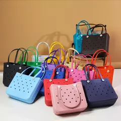 Imagem do EVA sacola de praia impermeável para mulheres, bolsa de grande capacidade, bolsa de ombro grande, moda feminina