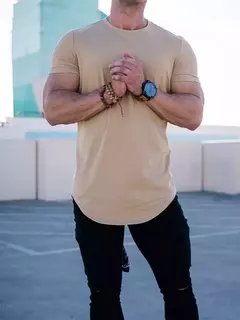 Camiseta masculina de algodão manga curta, musculação, Athleisure, treino, camisa esportiva de ginástica, tops de alta qualidade, verão
