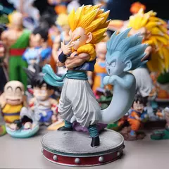25cm/9.8in anime dragon ball z figura gotenks figura fantasma luz da noite pvc figura de ação coleção modelo brinquedos presentes - comprar online