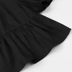 TRAF-Blusa de manga folhada folhada para mulheres, top branco, preto, ruched, laço amarrado, verão, tops bonitos, fêmea, 2021 - Wolf Magazine