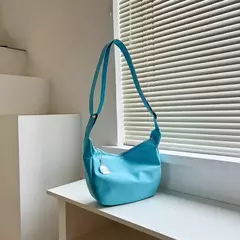 Harajuku – sacs à bandoulière solides pour femmes, sacs à main multifonctions simples assortis avec tout, sacs à bandoulière de grande capacité pour adolescentes - Wolf Magazine