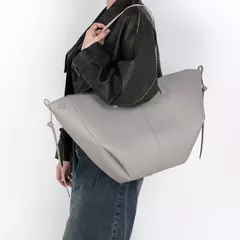 Bolsa de ombro elegante de grande capacidade para mulheres, Bolsa de lazer de couro PU - comprar online