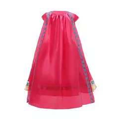 Michella moda meninas teal-azul princesa jasmim cosplay vestido de halloween vestido de festa de aniversário - comprar online