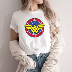 Mulher t-shirt com design de super-herói mulher, t-shirt da mulher, presente do dia das mães