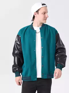 Patches masculinos jaqueta bomber bloco de cores varsity beisebol outerwear casual solto primavera e outono confortável casacos unissex 24h enviado na internet
