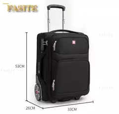 Trolley impermeável mochila com rodas grandes, continuar, viagem preguiçosa, bagagem de mão, novo, 22";;VERDADEIRO;;"a,19
