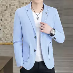 Imagem do Alta qualidade blazer masculino multicolorido negócios casual elegante moda premium simples festa compras cavalheiro fino ajuste jaqueta