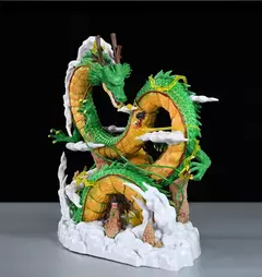 Dragon Ball Figura Anime, Shenron Goku e Shenron, Modelo Estatueta, PVC Estátua, Boneca Coleção, Quarto Toy Presentes, 24cm - loja online