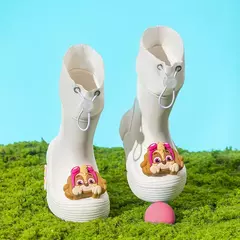 Sapatos de chuva impermeáveis Paw Patrol para meninos e meninas, Sapatos de borracha de tubo médio antiderrapante, Bunched Rain Boots - loja online