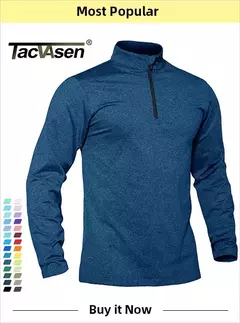 TACVASEN-Homens à Prova de UV Hoodie Manga Longa, Proteção Solar Camisetas, Respirável, Leve, Secagem Rápida, Casual Camisetas Masculinas na internet