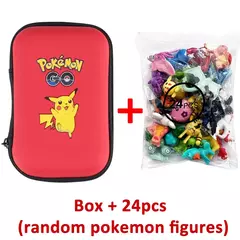 Pokémon Pikachu Mini Action Figure Model Toy para Crianças, Bonecas Coletivas Anime, Presentes de Aniversário, Não Repetindo, 24 Unidades, Conjunto, 2-3cm - loja online