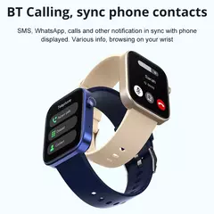 COLMI-P71 Smartwatch para homens e mulheres, chamada por voz, monitoramento de saúde, IP68 impermeável, notificação inteligente, assistente - Wolf Magazine