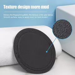 Escova de banho esfoliante do corpo preto, removedor de pele morta, ferramentas de banho, toalha de banho circular indolor, material PVA - Wolf Magazine