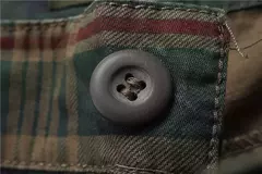 Imagem do Shorts de praia xadrez casual masculino, calça curta militar, bermuda masculina, macacão de carga, sem cinto, moda, verão, 2024