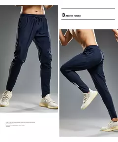 Verão Elastic Men Running Sport Pants Jogging Sweatpants Casual Outdoor Training Gym Fitness Calças
