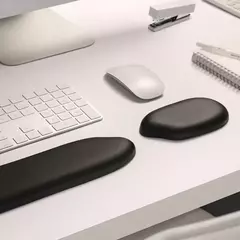 Kawaii Mouse Pad com Descanso De Pulso De Silicone para Computador e Laptop, Ergonômico Teclado Pad, Tapete de Mesa, Apoio Braço Descanso, Novo na internet