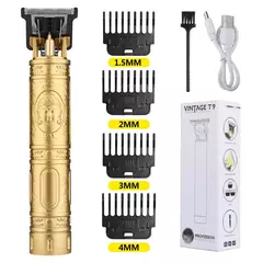 T9 Original Máquina de Corte de Cabelo Masculina Conjunto, Aparador De Barba, Barbeador Elétrico, Lence Pro, Barbeiro, Jaquetas, Áreas Sensíveis, Masculino