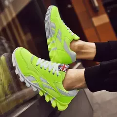 Tênis de corrida respirável masculino, esportes ao ar livre, borda da faca, confortável, casual, moda, novo, 36-48 - loja online