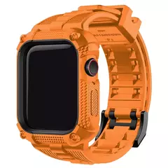 Silicone Apple Watch Band and Case, Strap para Apple Watch Ultra 2 Series 9 8 7 6 SE, Bumper Case, Screen Protector, 40mm, 41mm, 44mm, 45mm, 49mm na internet