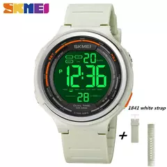SKMEI-1841 Luxo Digital Sports Watch para homens, relógio de pulso impermeável, cronômetro, contagem regressiva, relógio militar, 1560 na internet