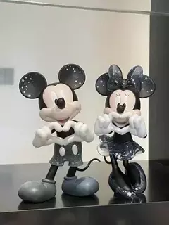 Disney-Mickey Mouse e Minnie para meninas, boneca artesanal, desenhos animados, decoração de roupa maré, enfeites, presente de aniversário, brinquedos, 15cm - Wolf Magazine