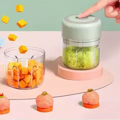 Misturador elétrico para cozinhar o bebê Máquina auxiliar de alimentos Misturador de lama pequeno Pasta de arroz para bebê Máquina de moer na internet