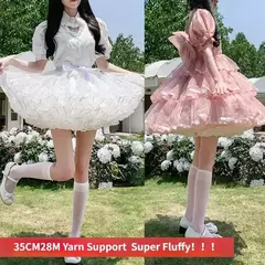 Anágua com babados multi-camadas para mulheres, saia bolha fofa, saia crinolina, sem aro, sem desossada Lolita Puffy Mini Skirt - Wolf Magazine