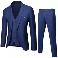 Ternos formais masculinos completos, conjuntos elegantes de blazers, roupas de casamento, calças, jaquetas, fantasias de luxo, negócios de casamento, 2 peças - comprar online