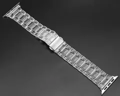 Pulseira Link Transparente para Apple Watch, Banda 44mm Ultra, 49mm, 41mm, 45mm, 40mm, 42mm, 38mm, iWatch Series 8, 7, 6, 5, 4, 3, SE na internet