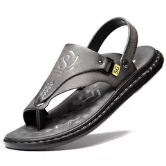Sandálias dos homens Atacado de Verão de sola Macia Anti derrapante Sapatos de Praia dos homens Grande Nova flip-flops Casual Outwear Sandálias - comprar online