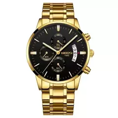 Nibosi-relógio masculino de quartzo, estilo militar, luxo, marca superior, famo - comprar online