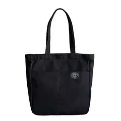 Sacola de lona monocromática para mulheres, designer, bolsa casual, bolsa de ombro, grande capacidade, algodão, reutilizável, praia, compras
